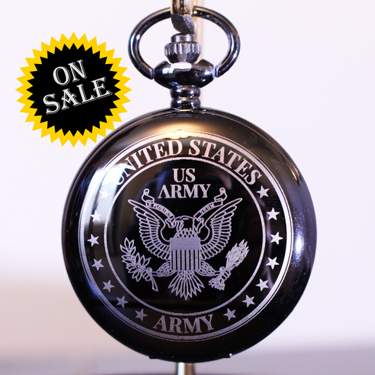 US Army Honor Brass Pocket Watch